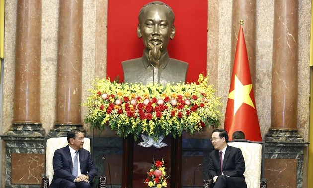 Presiden Vietnam, Vo Van Thuong: Tidak Henti-Hentinya Perkuat Hubungan Persahabatan, Kerja Sama Komprehensif Vietnam-Kamboja
