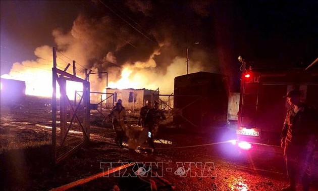 Ledakan Gudang Bahan Bakar di Nagorny-Karabakh