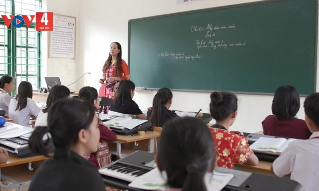 Provinsi Dien Bien : Melestarikan dan mengembangkan identitas kebudayaan etnis-etnis di sekolah