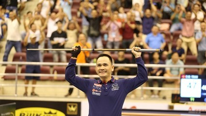 Tran Duc Minh Meraih Juara World Cup Biliar Carom 3