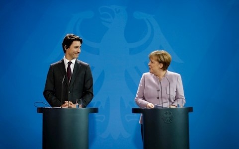 German leaders stress the importance of NATO, EU  
