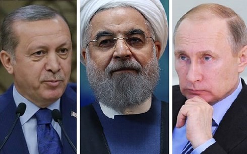 Turkey, Russia, Iran pledge cooperation in Syria issue
