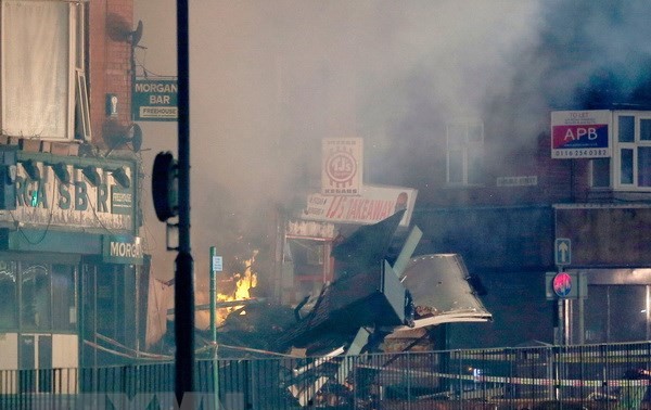 Leicester explosion: three men charged with manslaughter