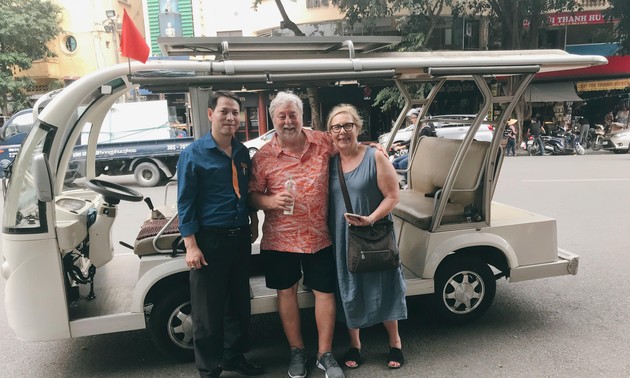 Electric car tour of Hanoi’s Old Quarter