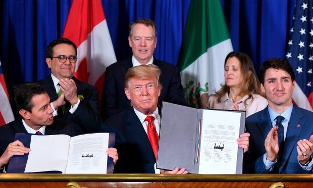 Trump urges Congress to pass US-Mexico-Canada trade pact