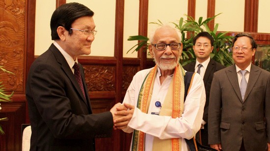 Чыонг Тан Шанг принял делегацию Комитета по индийско-вьетнамской солидарности