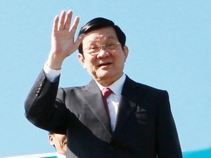 Президент Чыонг Тан Шанг посещает Казахстан с государственным визитом