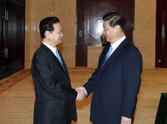 Нгуен Тан Зунг встретился с заместителем председателя КНР Си Цзиньпином