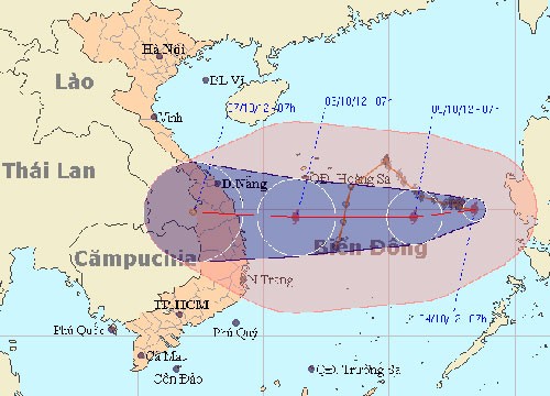Центральновьетнамские районы активно борются с тайфуном «Гаеми»