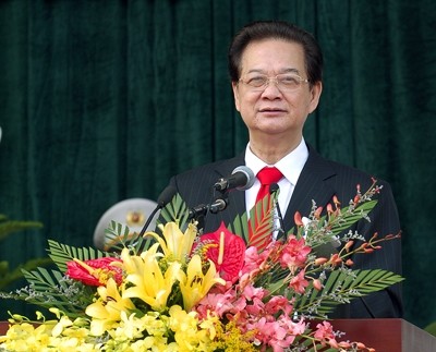Нгуен Тан Зунг участвовал в церемонии присвоения Академии народной милиции..