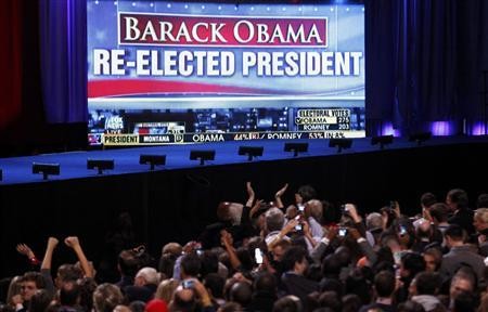 Барак Обама переизбран американским президентом