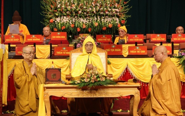 Успешно завершился 7-й  съезд Вьетнамской буддийской сангхи