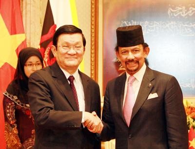 Президент Чыонг Тан Шанг успешно завершил государственный визит в Бруней