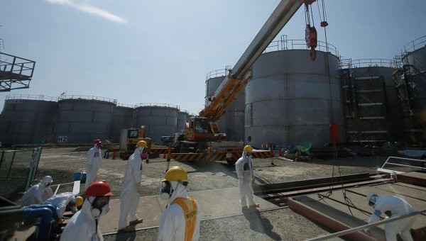 На японской АЭС «Фукусима» обнаружены новые следы радиоактивного элемента