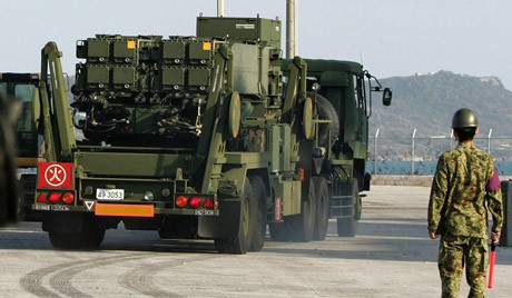 Япония перебрасывает противоракетный комплекс "Пэтриот" на Окинаву