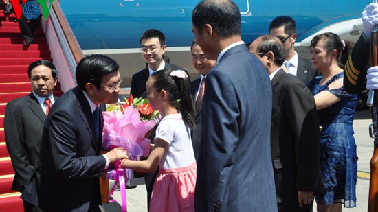 Визит президента СРВ Чыонг Тан Шанга в КНР привлекает внимание китайской общественности