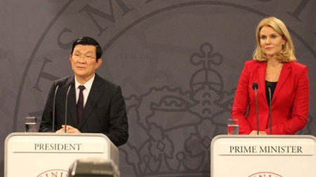 Президент СРВ Чыонг Тан Шанг завершил официальный визит в Данию