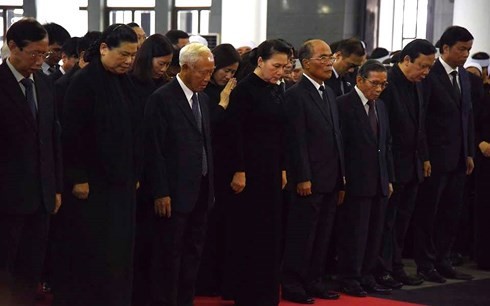 Церемония прощания с президентом Чан Дай Куангом