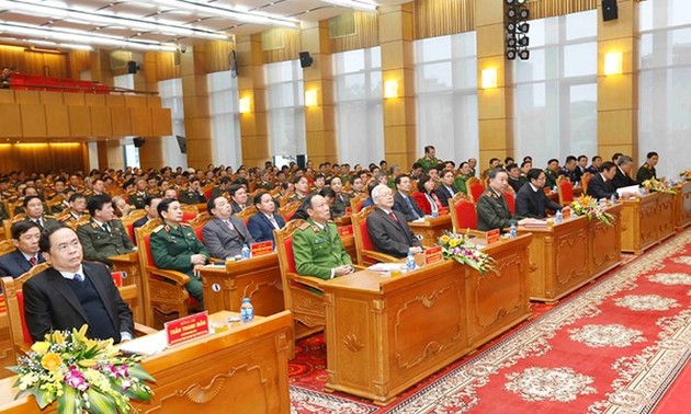 Нгуен Фу Чонг выступил на 74-й всереспубликанской конференции органов милиции