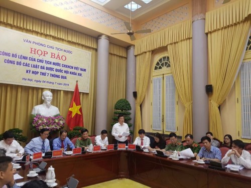 Опубликован указ президента Вьетнама о 7 недавно принятых парламентом законах