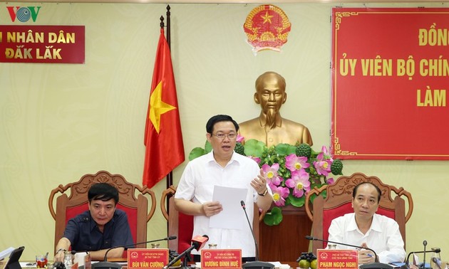 Вице-премьер Вьетнама Выонг Динь Хюэ обсудил с руководством провинции Даклак направления её развития