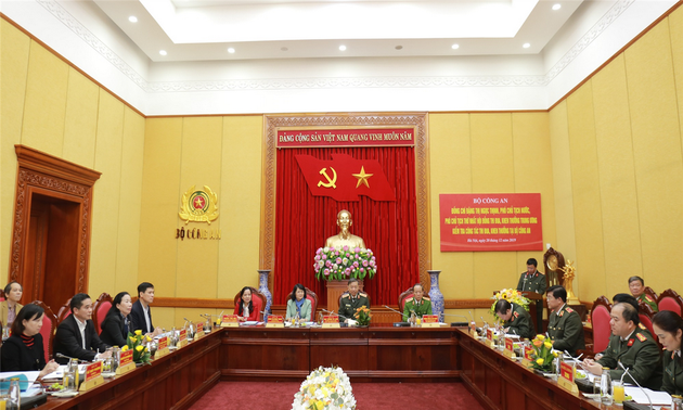 Вице-президент Вьетнама проверила реализацию Министерством общественной безопасности работы по проведению соревнований и награждению 
