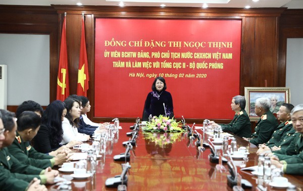 Вице-президент Вьетнама провел рабочую встречу во 2-м Главном управлении Министерства обороны
