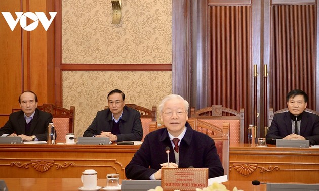 Генсек ЦК КПВ Нгуен Фу Чонг: необходимо стремиться успешно выполнять поставленные на 2023 год задачи