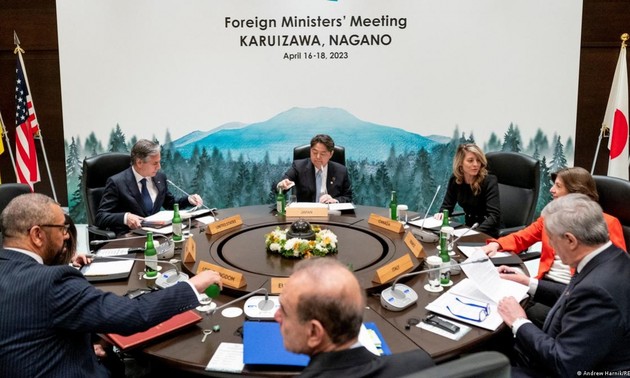 Завершилась встреча министров иностранных дел стран «Большой семерки»