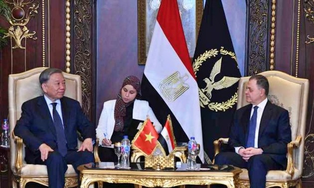 Министр общественной безопасности То Лам совершает рабочий визит в Египет