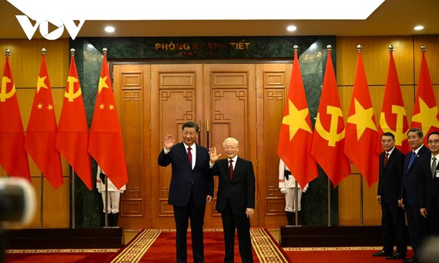 Переговоры генсека ЦК КПВ Нгуен Фу Чонга и генсека ЦК КПК, председателя КНР Си Цзиньпина