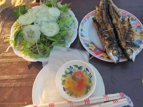 Cá chuồn nướng - món ngon xứ Quảng