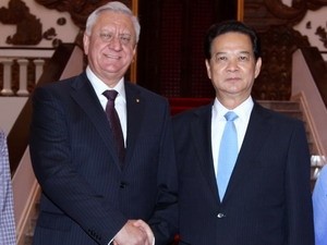 Thủ tướng Nguyễn Tấn Dũng hội đàm với Thủ tướng Belarus 