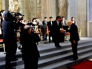 Dàn nhạc Giao hưởng Việt Nam biểu diễn tại Phủ Tổng thống Italia 