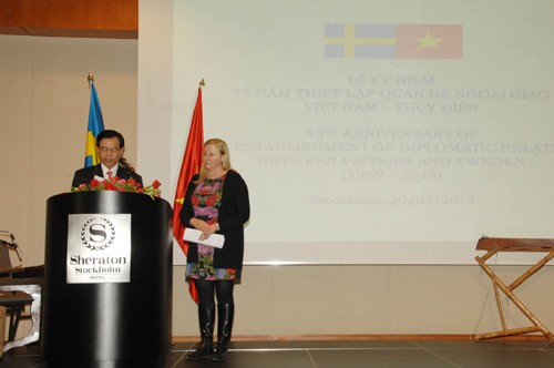 Kỷ niệm 45 năm thiết lập quan hệ ngoại giao Việt Nam - Thụy Điển