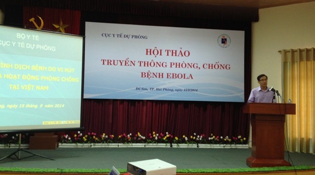 Việt Nam tăng cường phòng chống dịch bệnh do vi rút Ebola 