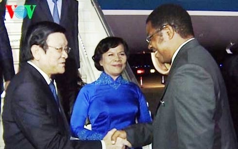 Chủ tịch nước Trương Tấn Sang thăm cấp nhà nước Tanzania