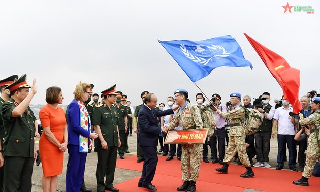  Lan tỏa các giá trị Việt Nam khi tham gia hoạt động gìn giữ hòa bình của Liên hiệp quốc