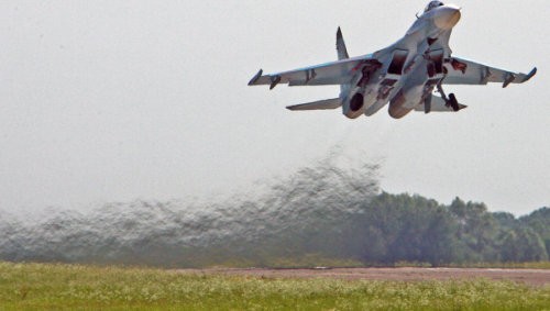 Rusia-NATO melakukan latian perang bersama du udara untuk melawan terorisme