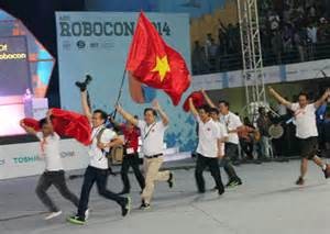 Penjelasan tentang tim Robotcon Vietnam - Juara kontes ABU ROBOCON di India