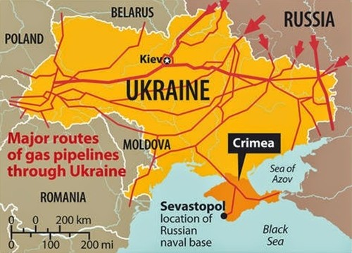 Rusia berencana menghentikan transit gas bakar melalui Ukraina