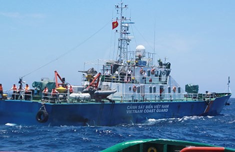 Polisi laut Vietnam memulai latihan pada tahun 2015