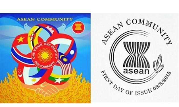 Perangkat perangko Vietnam dan negara-negara ASEAN diedarkan bersama