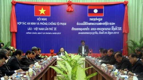Konferensi kerjasama keamanan dan penanggulangan kriminalitas Vietnam-Laos