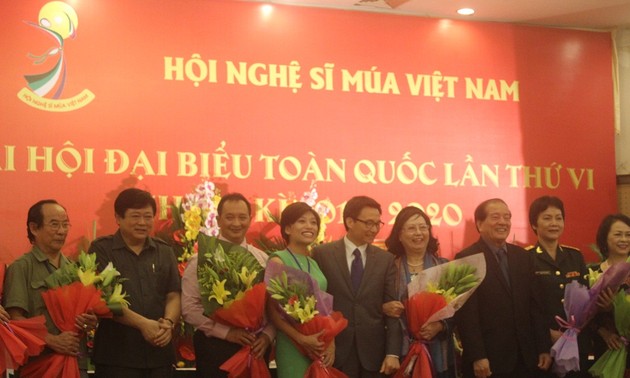 Kongres Nasional ke-6 Asosiasi Seniman Tari Vietnam (2015-2020)