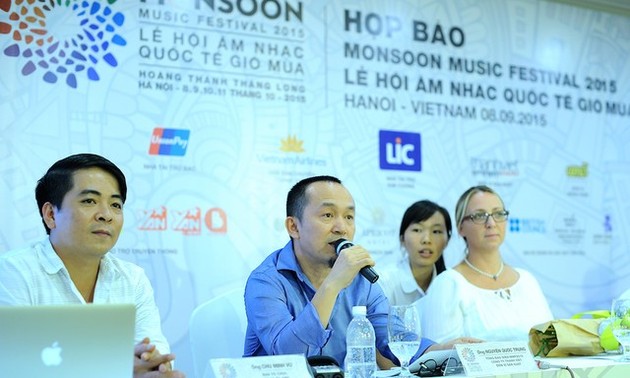 Festival Musik Internasional Angin Musim 2015 akan berlangsung  di kota Hanoi