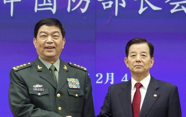 Tiongkok dan Republik Korea memperkuat hubungan militer