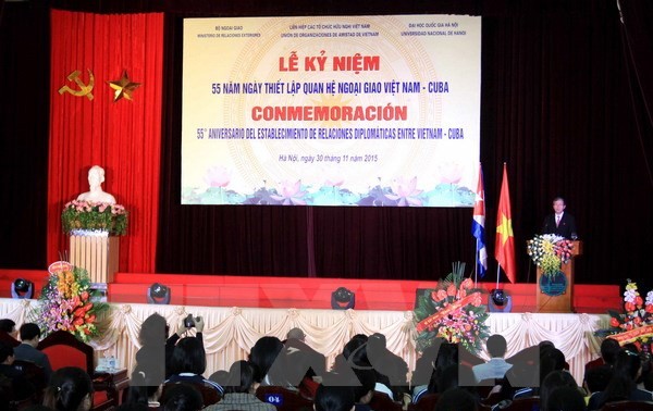 Memperingati ultah ke- 55 penggalangan hubungan diplomatik Vietnam-Kuba 