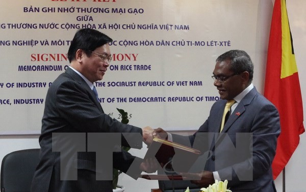 Hubungan persahabatan dan kerjasama antara Vietnam dan Timor Leste mengalami perkembangan yang positif