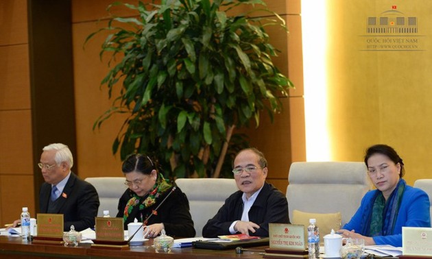 Komite Tetap MN Vietnam memberikan pendapat atas rancangan laporan evaluasi pekerjaan Presiden Vietnam masa bakti 2011-2016 